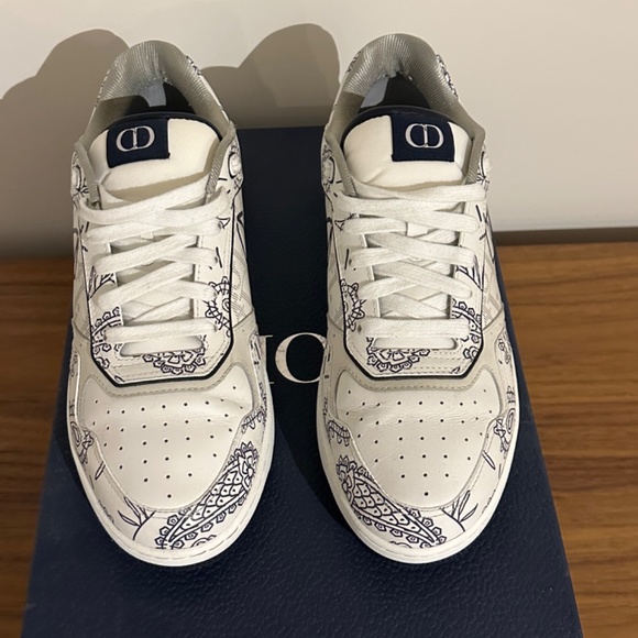 DIOR B27 SNEAKER Low-Top CALF GALAXY MENS SZ 42-SIZE 9 - Picture 7 of 9